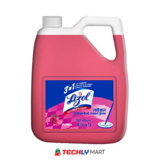 Lizol Disinfectant Surface & Floor Cleaner Floral 5 Liter