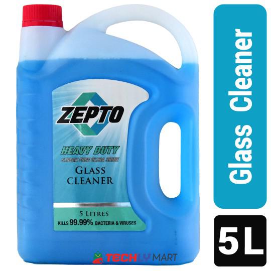 Zepto Glass Cleaner with Superior Disinfection - 5 Liter