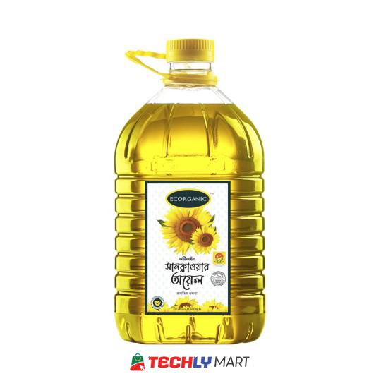 Ecorganic Fortified Sunflower Oil Pet 5 Liter